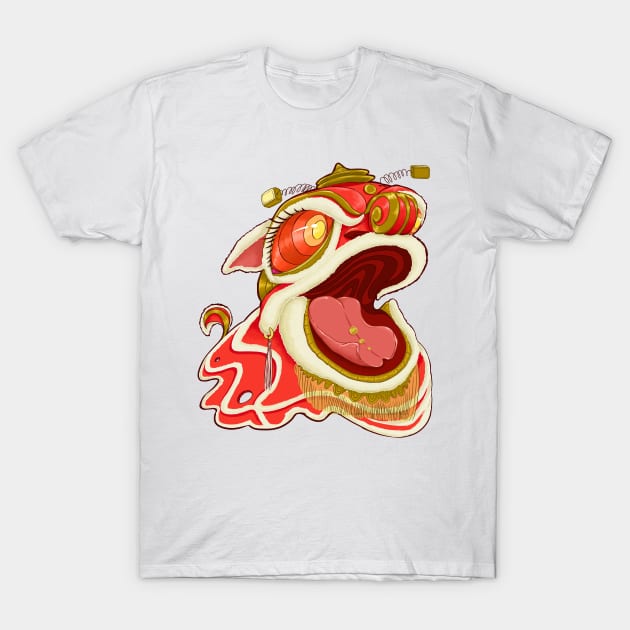 Chinese new year dragon T-Shirt by NevermindOnArt